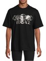Футболка с принтом Medusa on Chain от Versace, 100% хлопок, короткие рукава 11023002