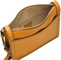 Fossil Сумка через плечо Taryn из натуральной кожи горчичного цвета с карманами и регулируемым ремнем 11055108