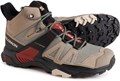 Треккинговые ботинки Salomon X Ultra 4 Mid G с резиновой подошвой и кожаным верхом для надежной опоры 11044845