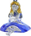 Swarovski Фигурка Алисы из «Алисы в стране чудес» с многоцветными кристаллами и металлическими акцентами, 6,7 x 9,8 x 6,7 см 11057215