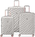 Набор из двух прочных и легких чемоданов DELSEY PARIS, расширяемых, с четырьмя колесами, удобными ручками и системой TSA (53 см/64 см) 11059338