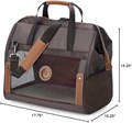 Delsey Paris Мягкая переноска для животных Chatelet 2.0, шоколадного цвета — подходит для питомцев весом до 10 кг, с вентиляцией и безопасной застежкой 11100909