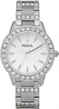 Fossil Женские кварцевые часы Jesse из нержавеющей стали с тремя стрелками, водонепроницаемые до 50 м 11075928