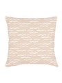 Anaya Бежевые льняные подушки Euro Wave Pool 66x66 см с альтернативным наполнителем 10045772
