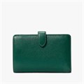 Kate Spade New York Женский бумажник из текстурированной кожи среднего размера глубокого нефритового цвета с застежкой на кнопке 11048333