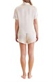 Короткие шелковые пижамы Audrey Mulberry Papinelle с утонченным дизайном и легким шелком 10046077