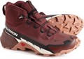 Кроссовки Salomon Cross Hike Mid GTX 2 с резиновой подошвой и шнуровкой в цветах Bitter Chocolate/Mocha Mousse/Vanilla Ice 11096791