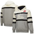 Мужское худи Mitchell &amp, Ness с вышивкой логотипа Buffalo Bills, капюшоном, 80% хлопка, идеальное для умеренных температур 10044570