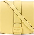 Kate Spade New York Миниатюрная седельная сумка из текстурной кожи Yuzu Jam с защелкой и изысканными деталями 11076224