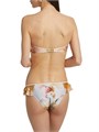 Бикини Ascension с рюшами и комбинированным принтом от Zimmermann, 80% полиамид, 20% эластан 10042199
