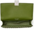 Kate Spade New York Миниатюрная сумочка через плечо из гладкой стеганой кожи с цепочкой и застежкой на кнопке 11102512