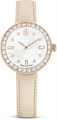Часы Swarovski Certa с кристаллами, швейцарского качества, с отделкой розовым золотом, диаметром 30 мм 11048202