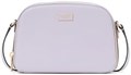 Kate Spade New York Двойная сумка-кроссбоди из сафьяновой кожи с молнией и отделением, цвет Лаванда Крем 11084219
