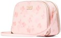 Kate Spade New York Сумка через плечо из кожи Saffiano с тиснением, двойная молния, светло-розовая с разноцветными элементами 11094837