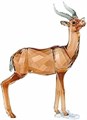 Swarovski Фигурка газели SCS 2018 из коричневого кристалла, 10,2 x 7,3 x 3,2 см, 474 грани, элегантный дизайн 11088369