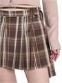 Acne Studios College Check Wrap Miniskirt 10045509