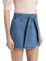 Veronica Beard Agee Denim Tie-Waist Skort 10044376