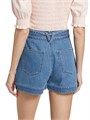 Veronica Beard Agee Denim Tie-Waist Skort 10044376