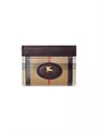 Burberry Картхолдер Highlands в клетку из комбинированных материалов, 4 отделения для карт, кожа и текстиль 10043729