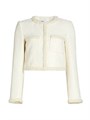 Self-Portrait Faux Pearl-Trim Boucle Jacket 11022814