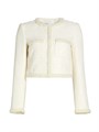 Self-Portrait Faux Pearl-Trim Boucle Jacket 11022814