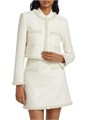 Self-Portrait Faux Pearl-Trim Boucle Jacket 11022814