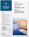 Bsn Оптовая упаковка из 20 комплектов - самоклеящиеся адресные этикетки, 3,4x8,5 см, 600 штук, белого цвета 11099956