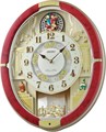 Seiko Настенные музыкальные часы с мелодиями, Красный Парад, вращающийся маятник, 30 мелодий 11104664