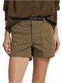 Хлопковые утилитарные шорты-карго Nili Lotan с множеством карманов и заклёпками, 98% хлопок 11035418