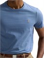 Футболка Polo Ralph Lauren из 100% хлопка, с круглым вырезом и вышивкой, в стиле Custom-Slim-Fit 11014478