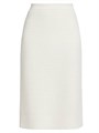 Миди-юбка из мягкой шерсти с эластичным поясом Mat Stitch от Fabiana Filippi, производство Италия 10044361
