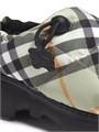 Мюли Pillow Check от Burberry из нейлона с круглым носом и эластичной шнуровкой, платформа 50 мм 10044769