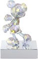 Swarovski Фигурка Микки Мауса из кристаллов с покрытием Аврора Бореалис, 530 граней, хромированная основа и черное велюровое дно 11052634