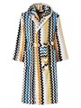 Длинный хлопковый халат с капюшоном от Missoni с ярким зигзагом, произведен в Португалии 10043686