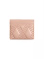 Valentino Garavani Картхолдер Quiltie 67 из нубуковой кожи с ромбовидной стежкой и четырьмя карманами для карт 10043840