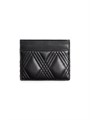 Valentino Garavani Картхолдер Quiltie 67 из нубуковой кожи с ромбовидной стежкой и четырьмя карманами для карт 10043840