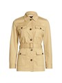Nili Lotan Mila Belted Cotton Cargo Jacket 11035309