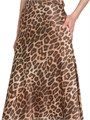 Юбка Stella McCartney с леопардовым принтом до колена из ответственной вискозы, Италия 11020559
