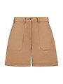 Шорты Moncler из хлопкового габардина с эластаном и подкладкой из хлопка, произведенные в Италии 11034529