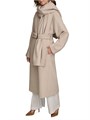 Donna Karan New York Wool-Blend Belted Scarf Coat 10045511