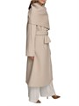Donna Karan New York Wool-Blend Belted Scarf Coat 10045511