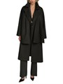 Donna Karan New York Wool-Blend Belted Scarf Coat 10045511
