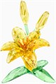 Swarovski Хрустальная жёлтая лилия, размер 9.4 x 8.6 x 6.5 см, 630 граней, символ счастья и удачи 11041864