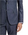 Hugo Boss Стильный лёгкий пиджак Boss с узором, облегающий, из шерсти, хлопка и льна 11034845