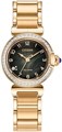 Citizen Женские часы с зеленым циферблатом, браслет из розового золота, кожаный ремешок, 26 мм 11081770