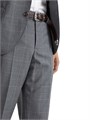 Брюки формального покроя из шерсти супер 120s в клетку от Brunello Cucinelli, 100% шерсть, Италия 11034688