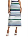 Макси юбка-карандаш с полосатым жаккардовым узором из хлопка от Rosie Assoulin, состав: 85% хлопок, 5% полиэстер 11034752
