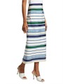 Макси юбка-карандаш с полосатым жаккардовым узором из хлопка от Rosie Assoulin, состав: 85% хлопок, 5% полиэстер 11034752