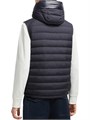 Пуховой жилет с капюшоном Bourget от Moncler из переработанного полиэстера с наполнителем из 90% утиного пуха 11034649
