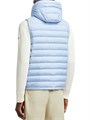 Пуховой жилет с капюшоном Bourget от Moncler из переработанного полиэстера с наполнителем из 90% утиного пуха 11034649